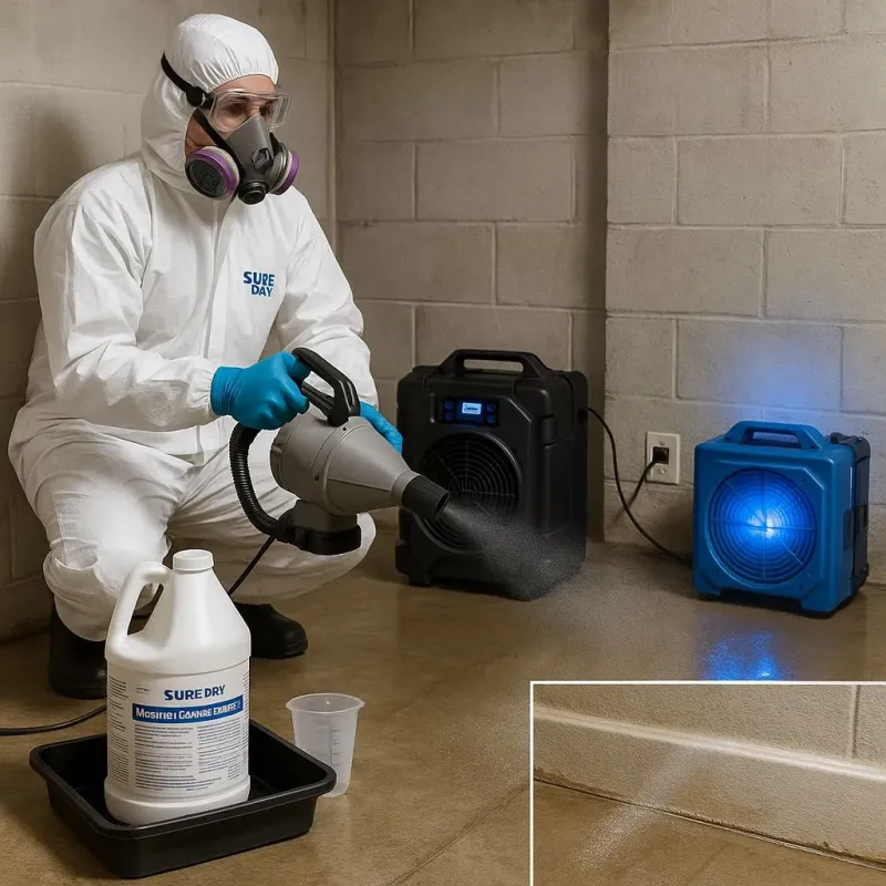 Sanitization and Odor Removal process in Claysburg, PA