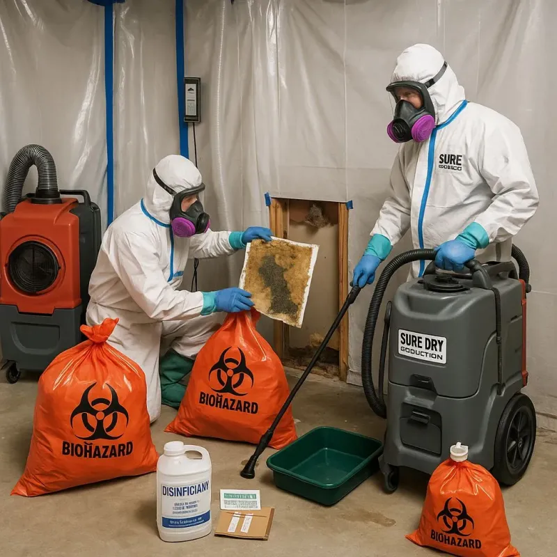 Contaminated Water Handling Protocols process in Claysburg, PA